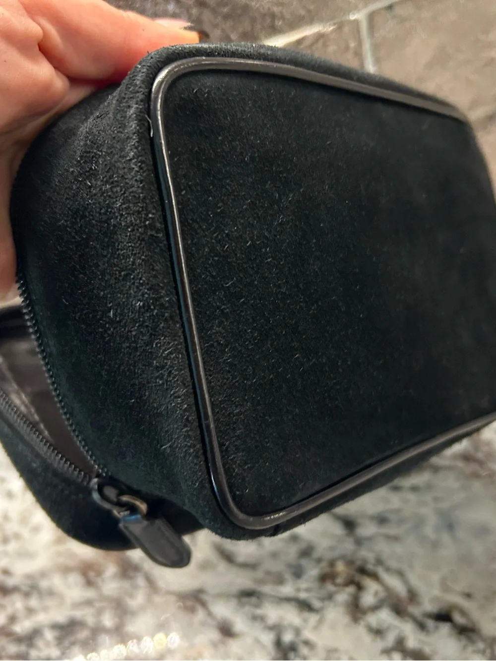 Gucci RARE Tom Ford Era Suede Horsebit Men's Toiletry Travel Case